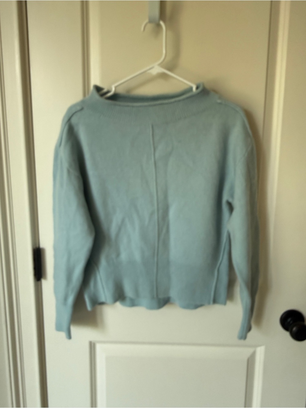 Anthropologie Mist Blue Crewneck Sweater